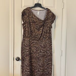 Leopard Print Women's Dress